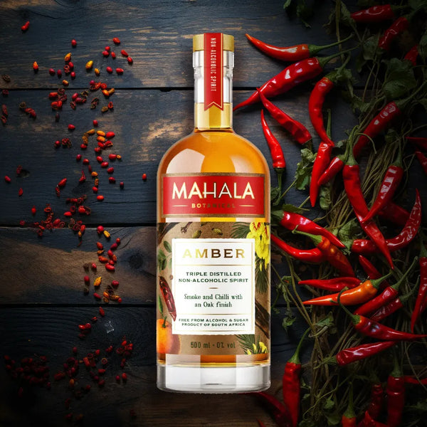 Mahala Botanical Amber - Triple Distilled 0% Spirit from South Africa - 500ml