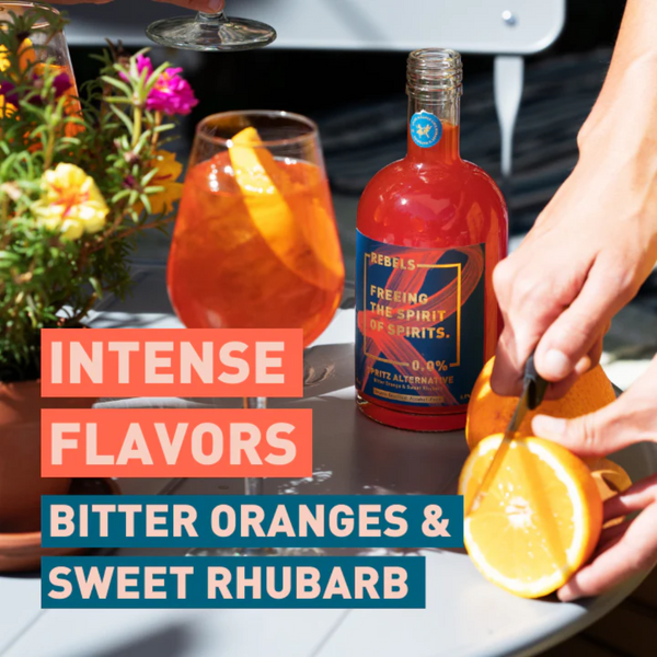 Rebels Dolce Spritz - Bitter Oranges & Sweet Rhubarb - MARCH'S FEATURED SPIRIT