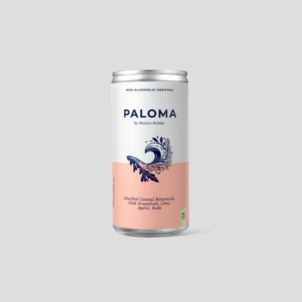Pentire Ready To Drink Paloma Cocktails - Alcohol-Free - 4x Cans