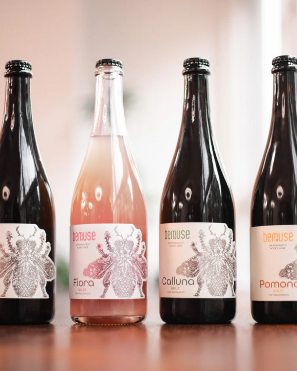 Non-Alcoholic Sparkling Honey Wine - Bemuse Collection - Bee Inspired