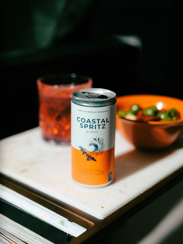 Pentire Ready To Drink Coastal Spritz - 4x 200ml Cans - Non-Alcoholic