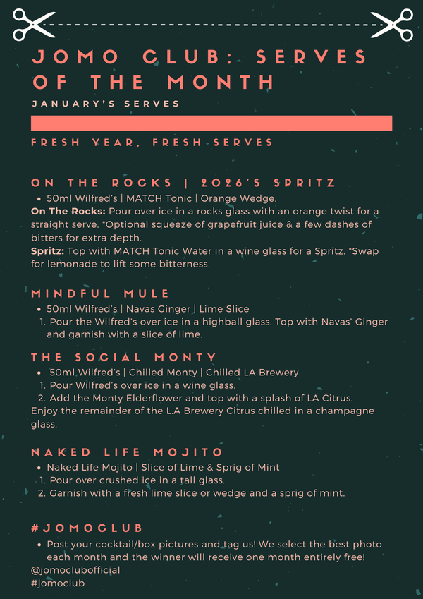 January Discovery Cocktail Box - Top Up Mixers