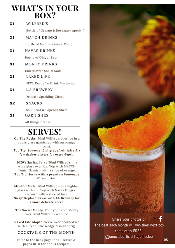 January Discovery Cocktail Box - Top Up Mixers