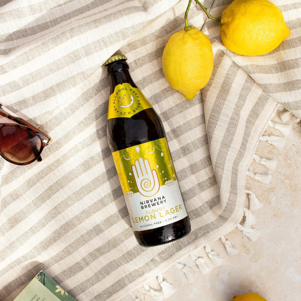 Nirvana Cloudy Lemon Lager x 12 - Alcohol-Free Radler