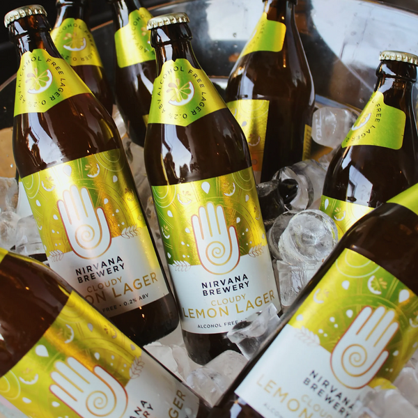 Nirvana Cloudy Lemon Lager x 12 - Alcohol-Free Radler