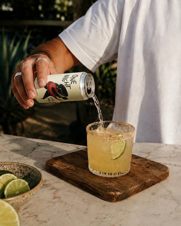 Alcohol-Free Spicy Margarita Cans | One Night Cocktails