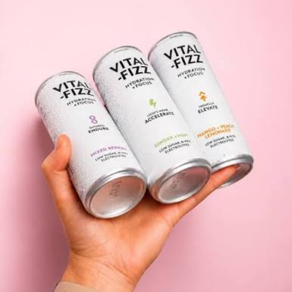 Vital-Fizz | Functional Drink with Adaptogens & Electrolytes | James Haskell Approved