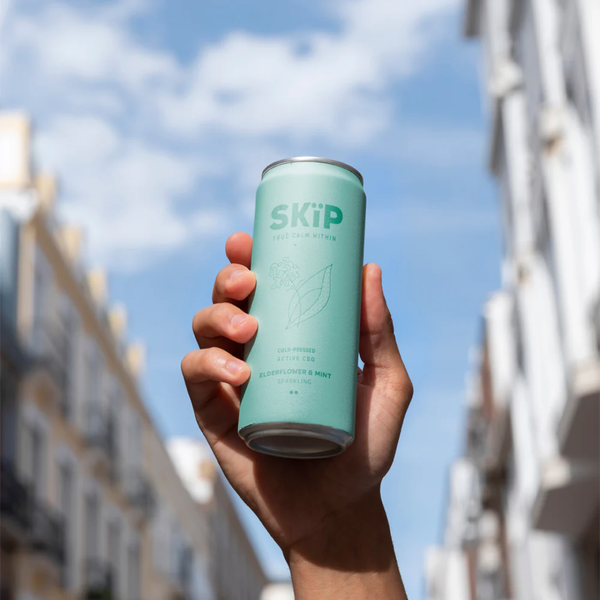 Elderflower & Mint CBD Drinks | SKIP Drinks