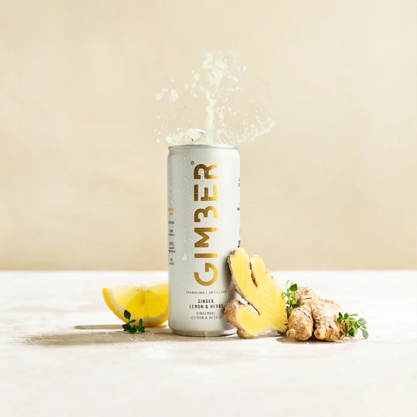 GIMBER Ready-To-Drink Cans | Original Ginger, Lemon & Herbs