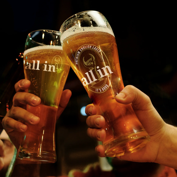 OFFER NORMALLY £58 - Premium English Lager - All In Beer - 24 Cans