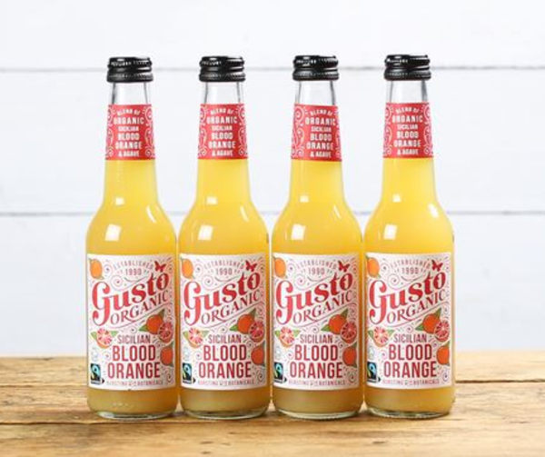 Organic Sicilian Blood Orange | 12x Bottles | Gusto Organic