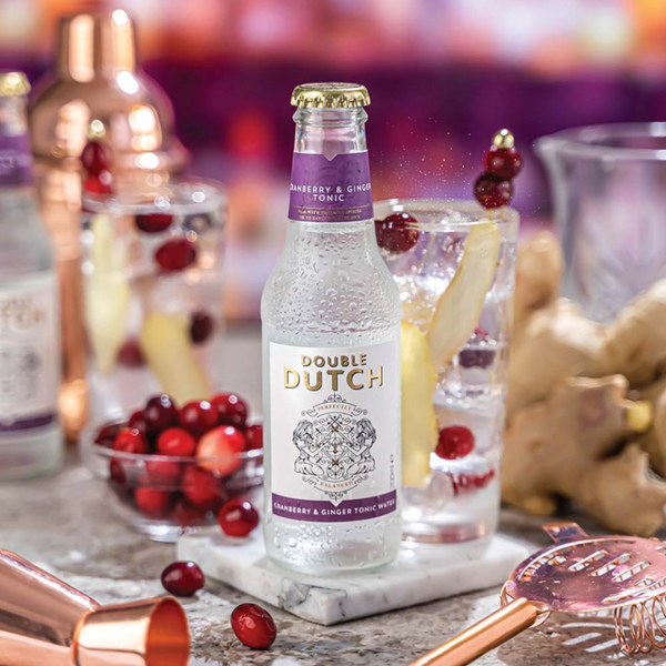 6x Cranberry & Ginger Tonic Water - Double Dutch