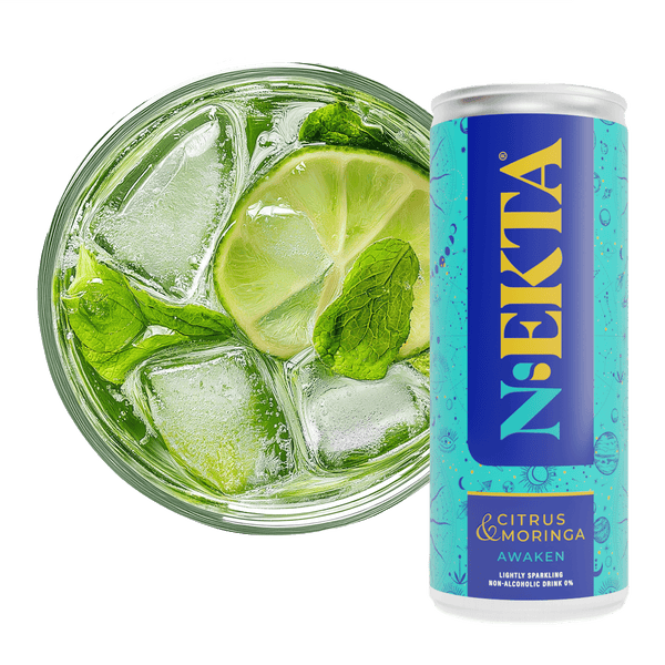 Citrus & Moringa Mood-Enhancing Drinks | 6x Case | Adaptogens including Ashwaganda