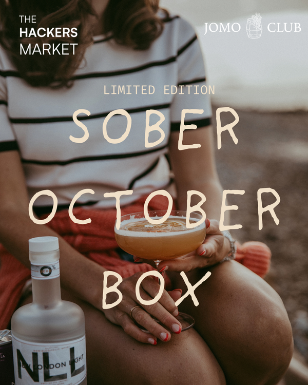 Sober October Collaboration: Hackers Market X JOMO Sober October Box