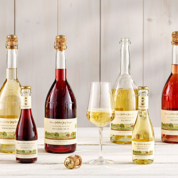 Joerg Geiger's Sparkling Alcohol-Free Wine Range