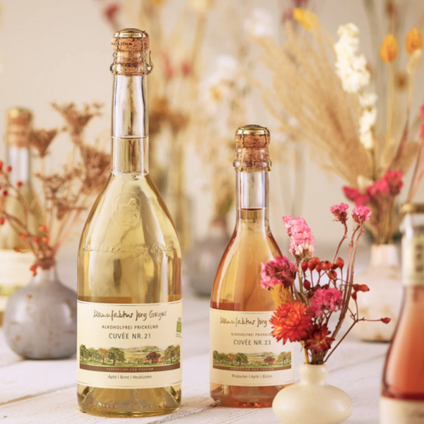 Joerg Geiger's Sparkling Alcohol-Free Wine Range